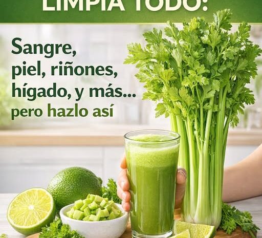 El poder del apio como depurador natural