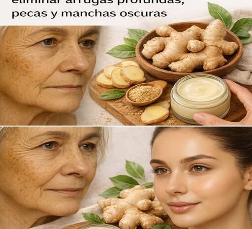 El Jengibre un Poderoso Aliado Natural contra Arrugas Pecas y Manchas Oscuras