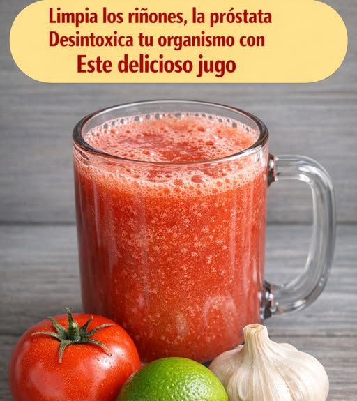 Jugo de Ajo, Tomate y Limón