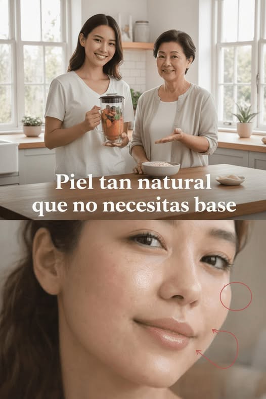 Piel radiante con agua de arroz
