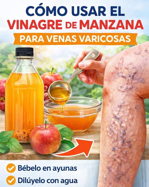 Uso del vinagre de manzana para tratar venas varicosas