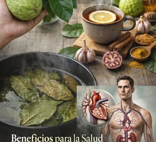 Beneficios del Té de Ajo Cúrcuma y Hojas de Guayaba para Comenzar y Terminar el Día