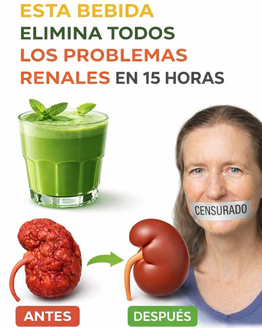 Bebida para desintoxicación renal