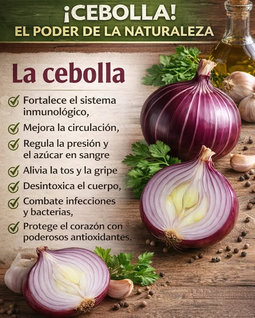 Cebollas enteras y cortadas junto a perejil y ajo