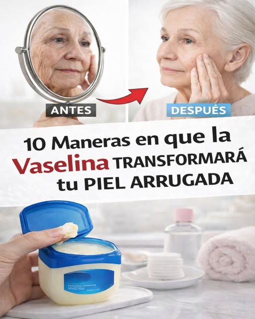 Antes y después de usar vaselina