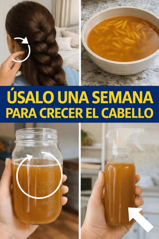 Agua de Arroz Preparada para el Cabello