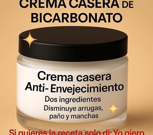 Crema Casera de Bicarbonato el Secreto para una Piel Radiante y Joven