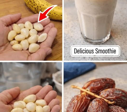 Batido Energético de Plátano Ajo y Dátiles que Impulsa tu Bienestar Natural