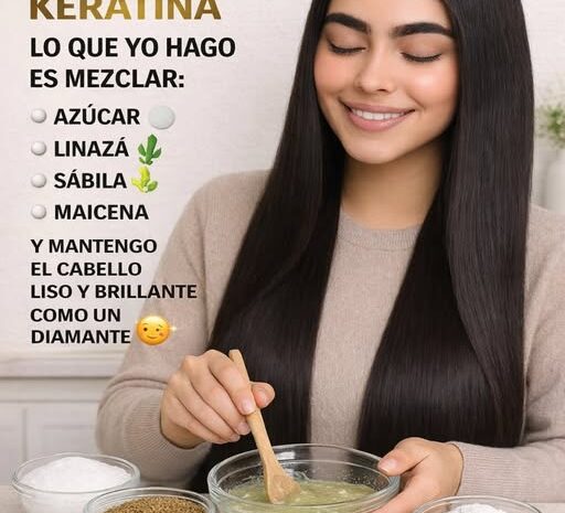 Receta Casera para Alisar el Cabello con Ingredientes Naturales