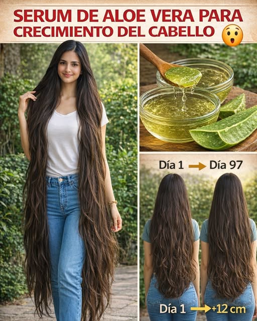 Gel de aloe vera para el crecimiento del cabello