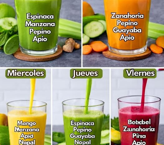 Revitaliza tu Viernes con un Jugo Refrescante de Betabel Zanahoria Piña y Apio