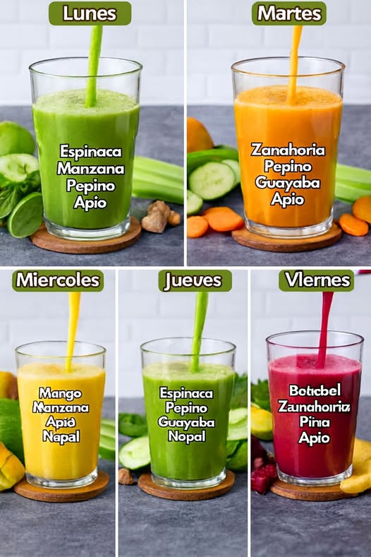 Plan de jugos saludables