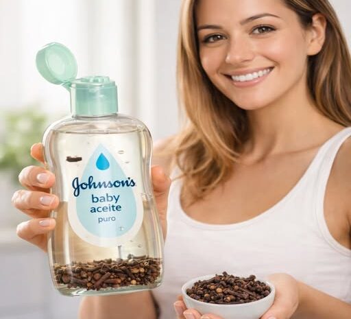 Mezcla Mágica de Aceite de Bebé y Clavos para tu Bienestar