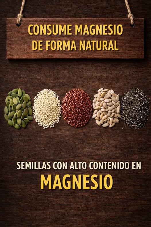Semillas ricas en magnesio