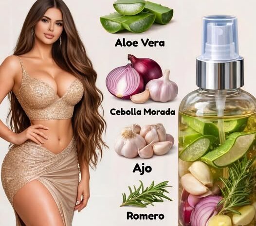 Tónico Natural para el Crecimiento y Brillo del Cabello