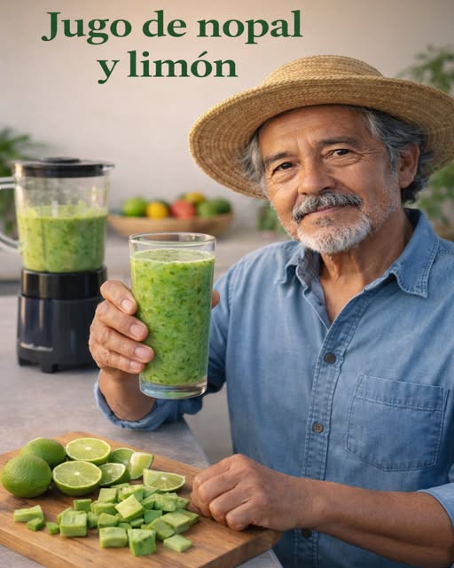 Jugo de Nopal y Limón