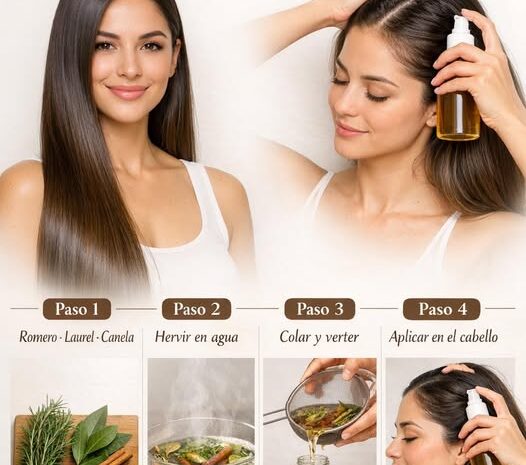 Tónico Capilar de Romero Laurel y Clavos de Olor para Salud y Belleza del Cabello