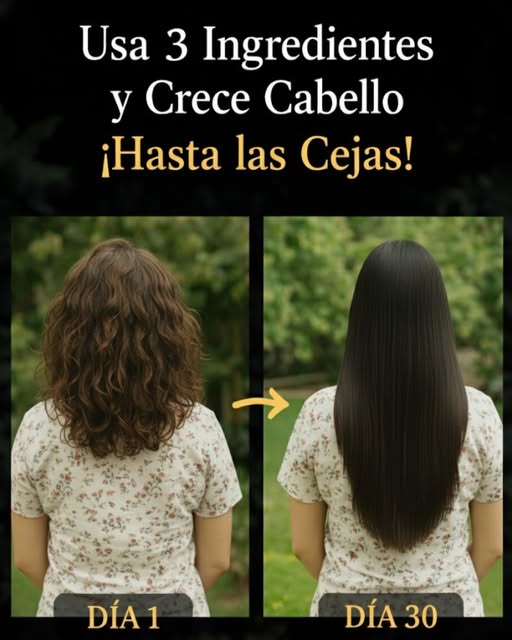 Comparativa crecimiento de cabello en 30 días