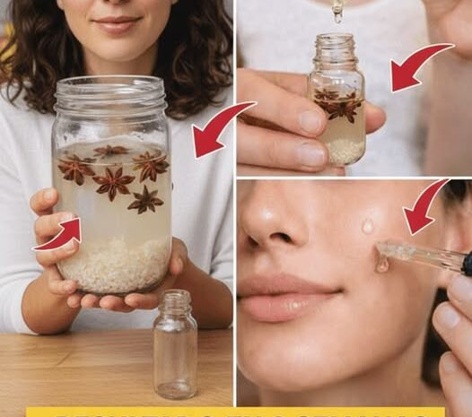 Tonico Casero de Agua de Arroz y Anis Estrellado para una Piel Radiante