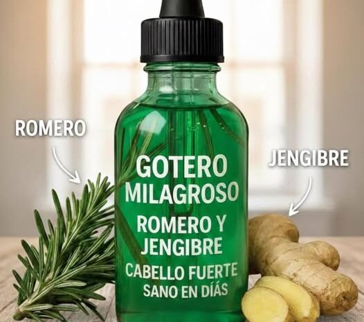 El Romero Gotero Milagroso para un Cabello Fuerte y Sano