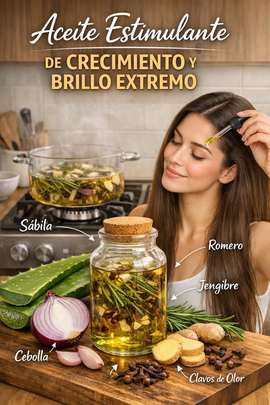 Aceite Estimulante de Crecimiento y Brillo Extremo