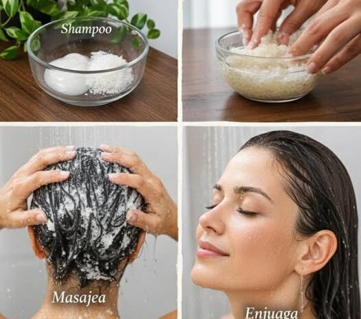 Exfoliante Capilar de Azúcar y Shampoo para un Cabello Limpio y Renovado
