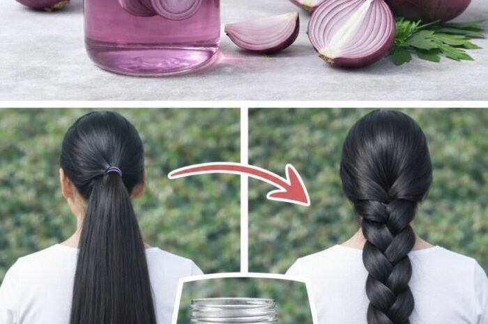 Tónico Casero de Cebolla Morada para Cuidar y Estimular el Cabello