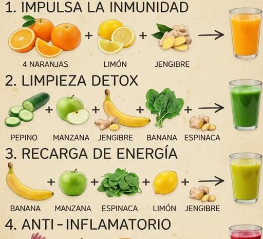 Jugos Naturales Para Salud Y Bienestar