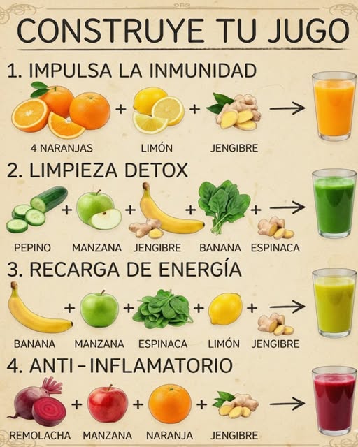 Guía de jugos naturales