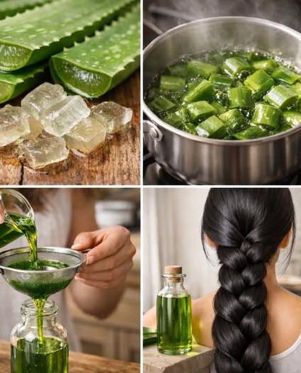 Proceso de elaboración de aceite de sábila