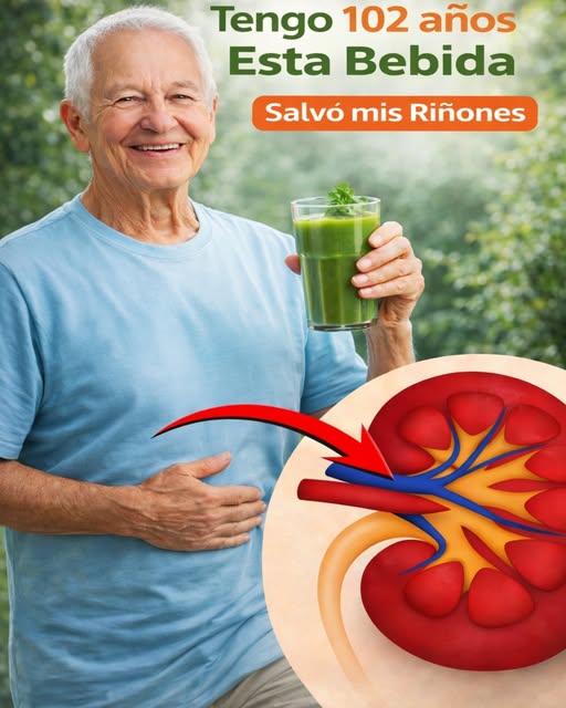Hombre mayor consumiendo bebida saludable