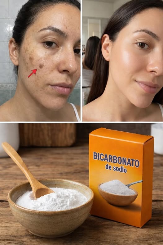 Antes y después tratamiento con bicarbonato