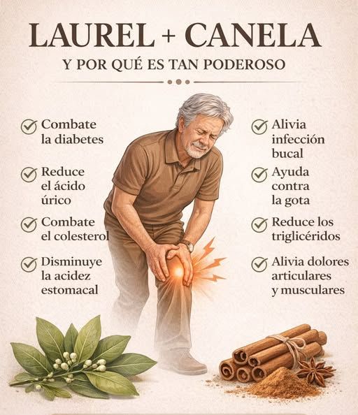 Infusión de té de laurel y canela