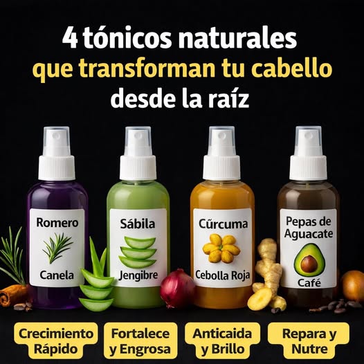Tónicos Naturales para el Cabello