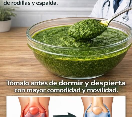 Alivio Natural para el Dolor de Rodillas y Espalda con un Vaso Antes de Dormir