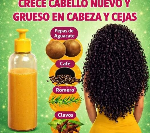 Tratamiento Natural para el Crecimiento y Engrosamiento del Cabello y Cejas