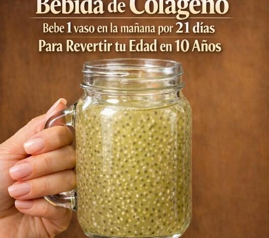 Bebida de Colágeno Natural para Rejuvenecer tu Piel y Mejorar tu Salud