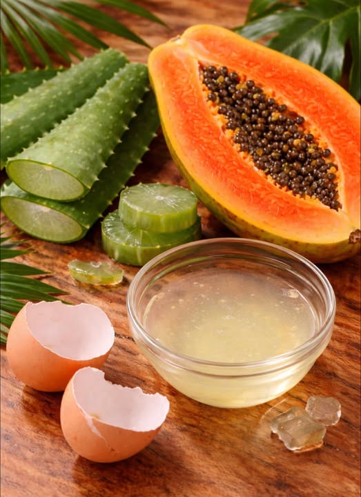 Ingredientes naturales para un batido saludable
