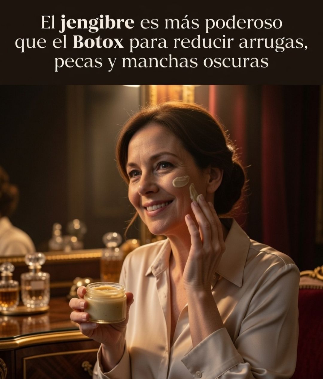 Crema de jengibre para el rostro
