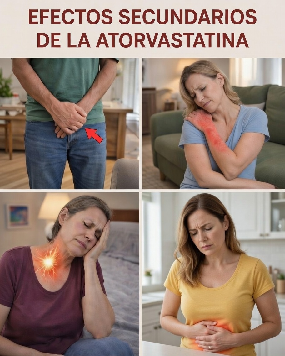 Efectos secundarios de la atorvastatina