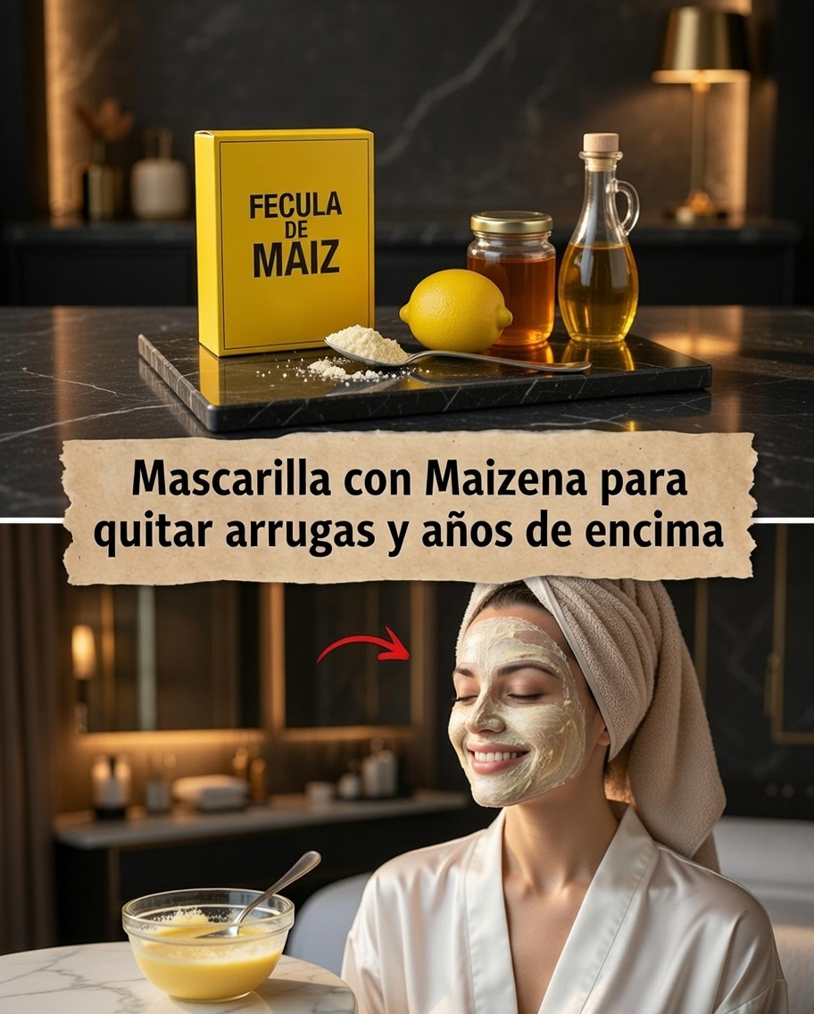 Mascarilla Facial con Maizena