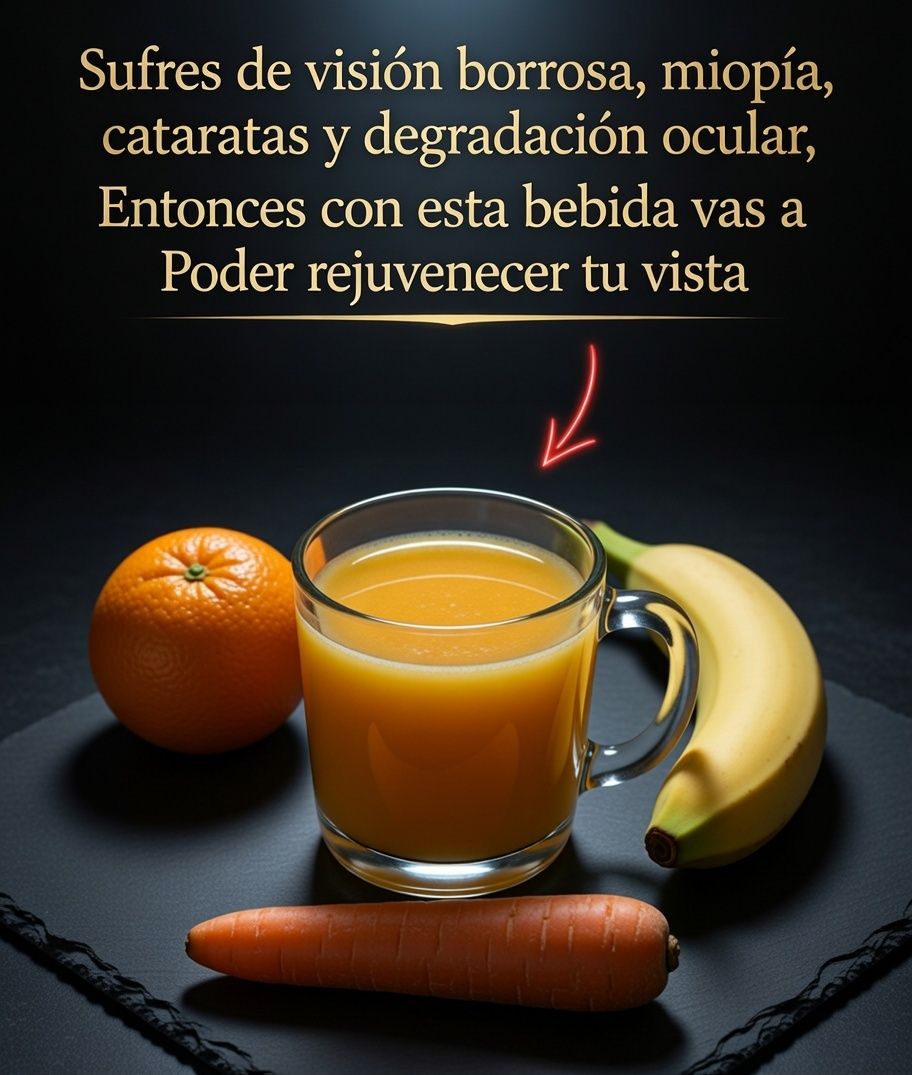 Bebida natural para mejorar la salud ocular