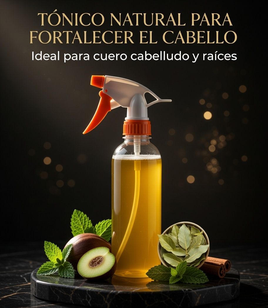 Tónico natural para fortalecer el cabello