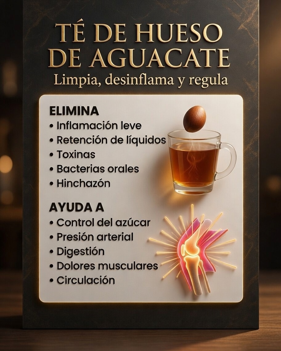 Té de hueso de aguacate