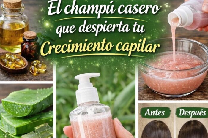 Champú Casero Para Estimular el Crecimiento Capilar y Mejorar la Salud del Cabello