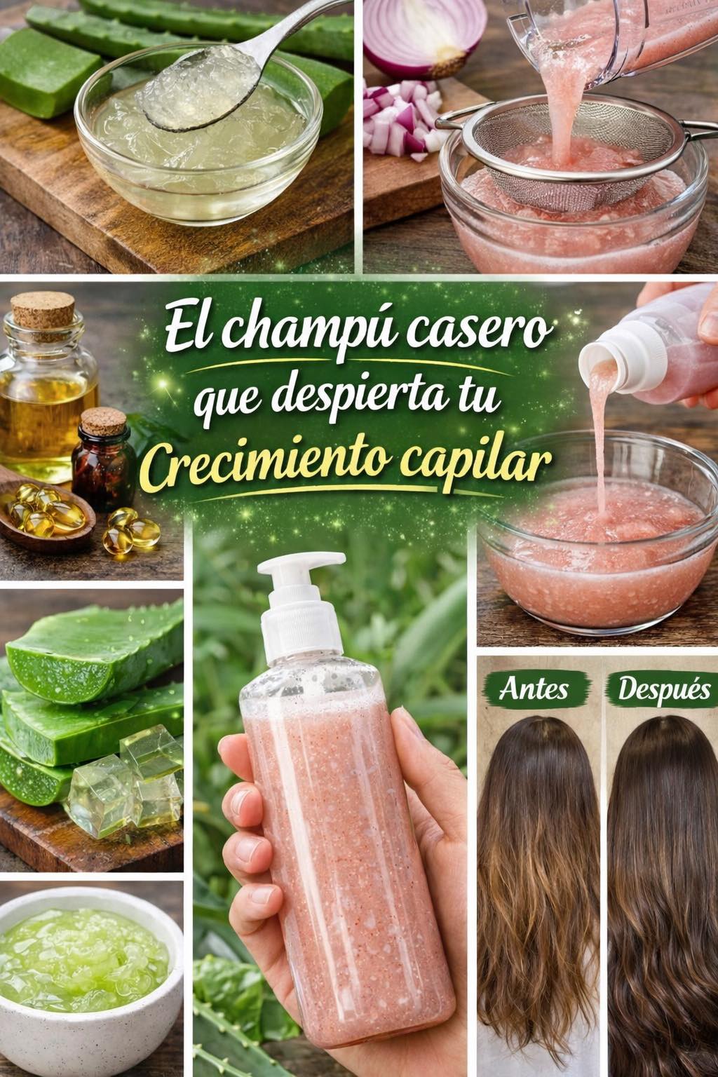 Ingredientes para Champú Casero