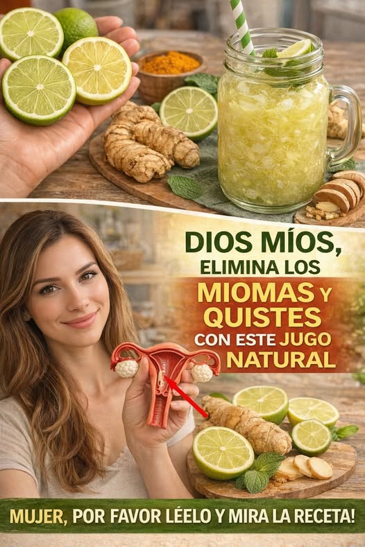 Jugo natural de limón, jengibre y cúrcuma