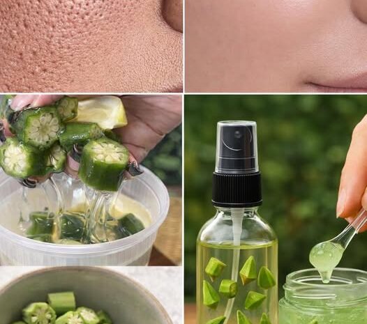 Dile Adiós a los Poros Grandes con el Gel de Okra y Consigue una Piel Radiante