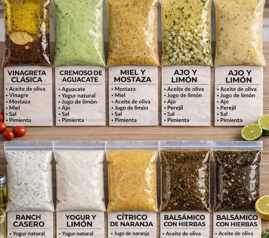 Las mejores recetas de aderezos para ensaladas que transformarán tu alimentación saludable