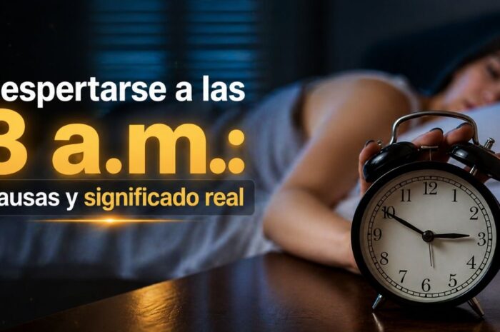 Despertarse a las 3 a.m.: Causas y significado real
